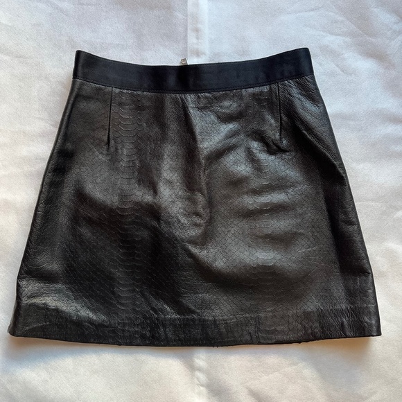 NWT Giambattista Valli x H&M Leather Snake Reptile Cocktail Mini Skirt 8 - Picture 12 of 13